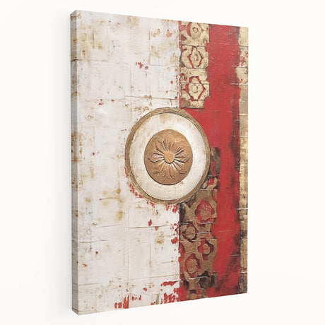 Abstract strokes wall art on stretched canvas, showcasing vibrant colors and fluid lines, perfect for modern decor. Ideal for adding a contemporary touch to any room.