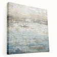 Abstract strokes wall art on stretched canvas showcasing vibrant colors and dynamic brushwork, ideal for modern home decor. Side view highlights depth and texture.