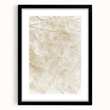 Abstract strokes wall art framed in black with a mat, showcasing vibrant colors and dynamic patterns, perfect for modern home decor or office styling.