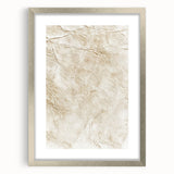 Abstract strokes wall art in a sleek silver frame with a mat, showcasing vibrant colors and dynamic patterns, perfect for modern home decor or gallery walls.