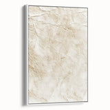 Framed canvas wall art showcasing abstract strokes in soft pastel colors, elegantly displayed from the side, perfect for modern home decor.