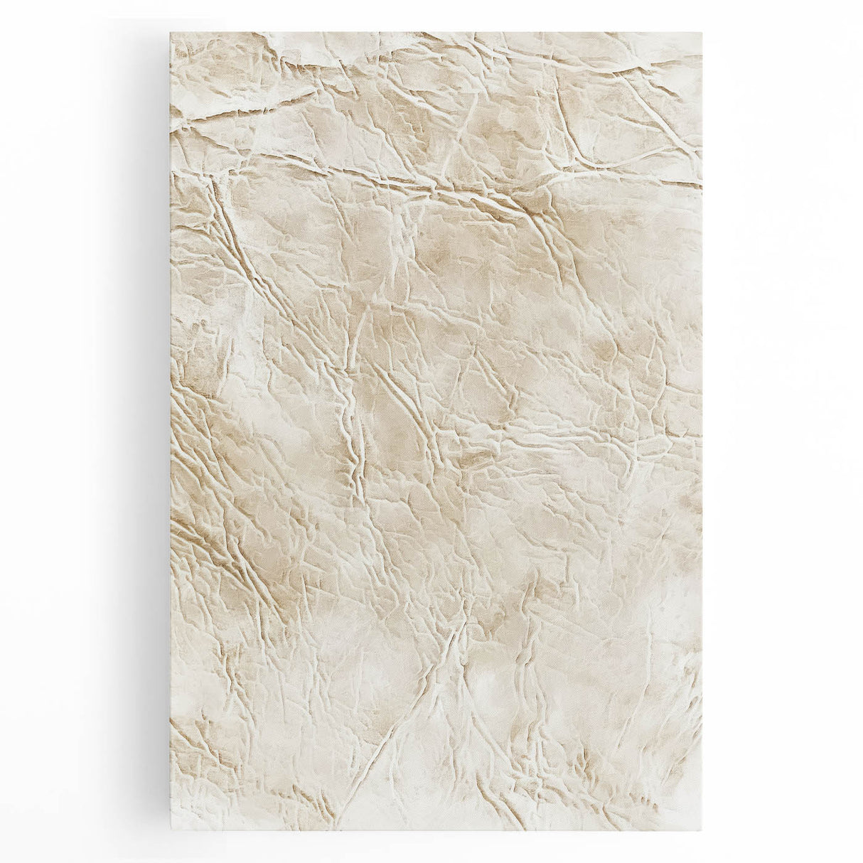 Abstract wall art featuring colorful strokes on a stretched canvas, showcasing vibrant hues of blue, yellow, and red, perfect for modern home decor.