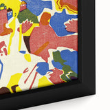 Abstract Modern Art: Vibrant Composition Inspired by Wassily Kandinsky