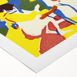 Abstract Modern Art: Vibrant Composition Inspired by Wassily Kandinsky