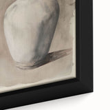 Close-up of extra large black wall art on canvas, featuring colorful, textured abstract design, ideal for living room decor.