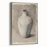 Landscape art painting on framed canvas featuring colorful vintage poster art with black borders.