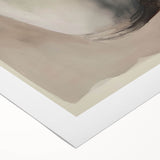 Art deco poster on rolled canvas featuring geometric patterns in gold and black.