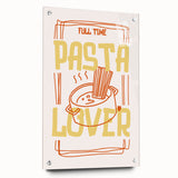 Large abstract wall art on acrylic glass featuring swirling blue and white patterns, ideal for bedroom or dining room decor.