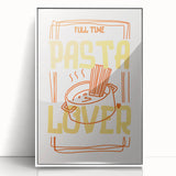 Art deco poster featuring a series of abstract dishes in black on white acrylic, framed, ideal for modern nursery wall decor.