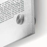 Bold Typography Art Print – Empowering Quote on Canvas