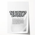 Bold Typography Art Print – Empowering Quote on Canvas