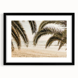 Extra large abstract art print with vibrant, colorful textures on a black framed canvas, ideal for living room decor.