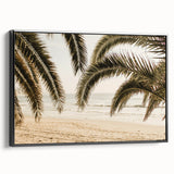 Black and white landscape art painting on framed canvas, featuring a summer scene, suitable for bedroom decor.