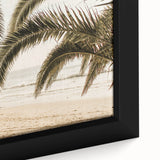 Extra large framed canvas featuring textured, colorful art with abstract designs on a black background.