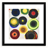 Colorful Abstract Bedroom Wall Art – Multicolor Canvas Prints