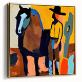 Framed abstract figurative wall art featuring silver and gold tones, set against a modern backdrop, ideal for upscale home decor. Perfect for enhancing contemporary interiors.