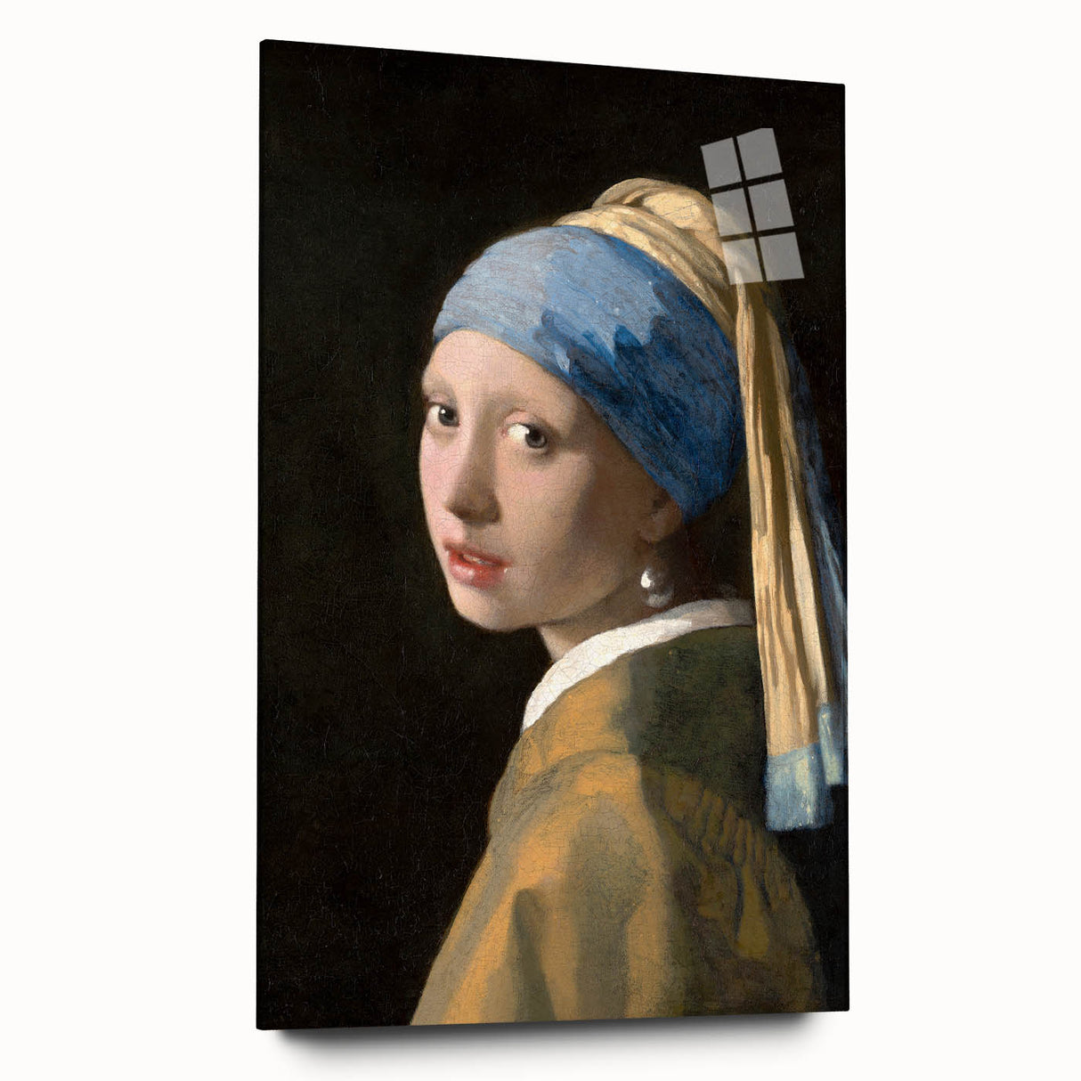 Girl with a Pearl Earring - Classic Baroque Portrait Wall Art Print