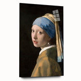 Girl with a Pearl Earring - Classic Baroque Portrait Wall Art Print