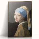 Girl with a Pearl Earring - Classic Baroque Portrait Wall Art Print