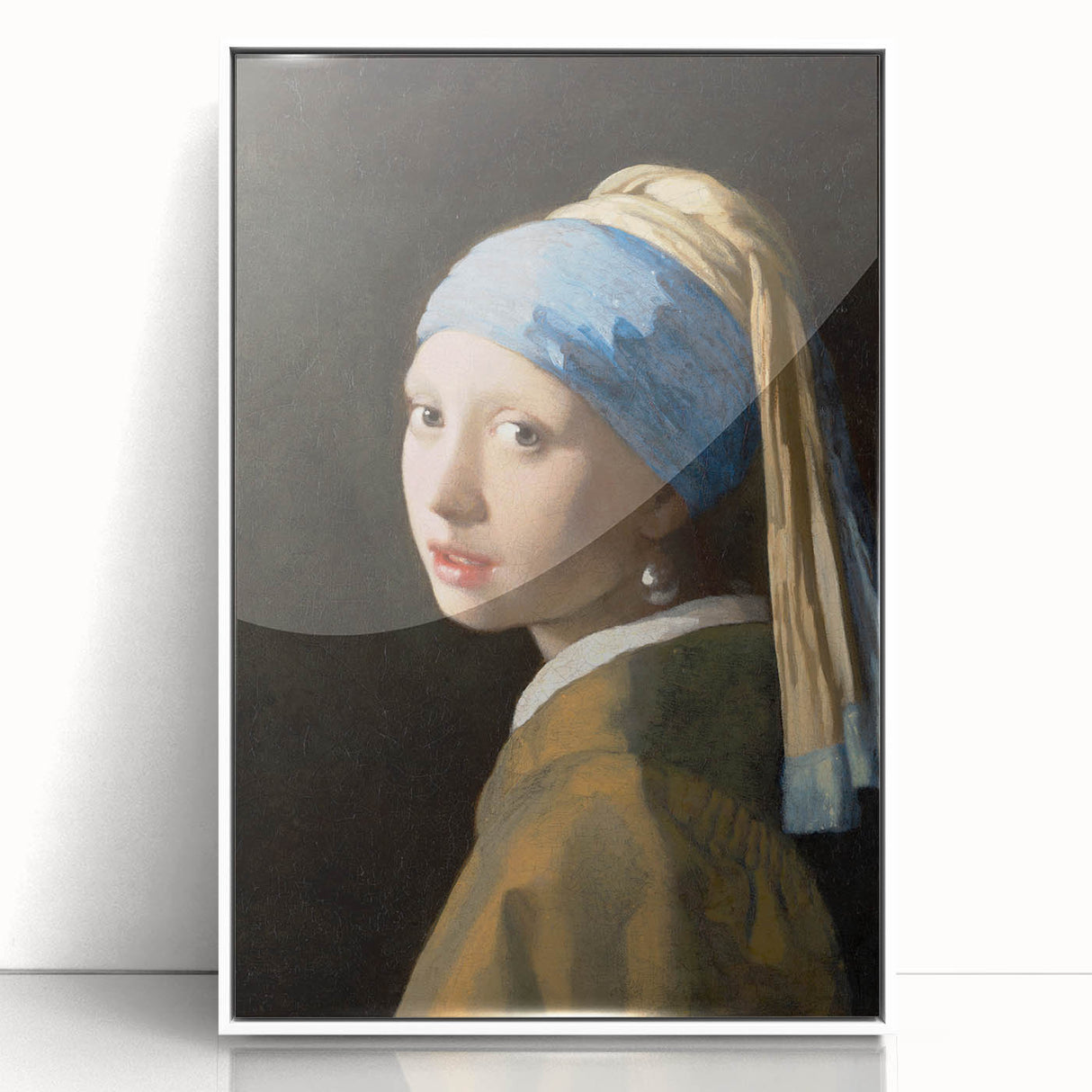 Girl with a Pearl Earring - Classic Baroque Portrait Wall Art Print