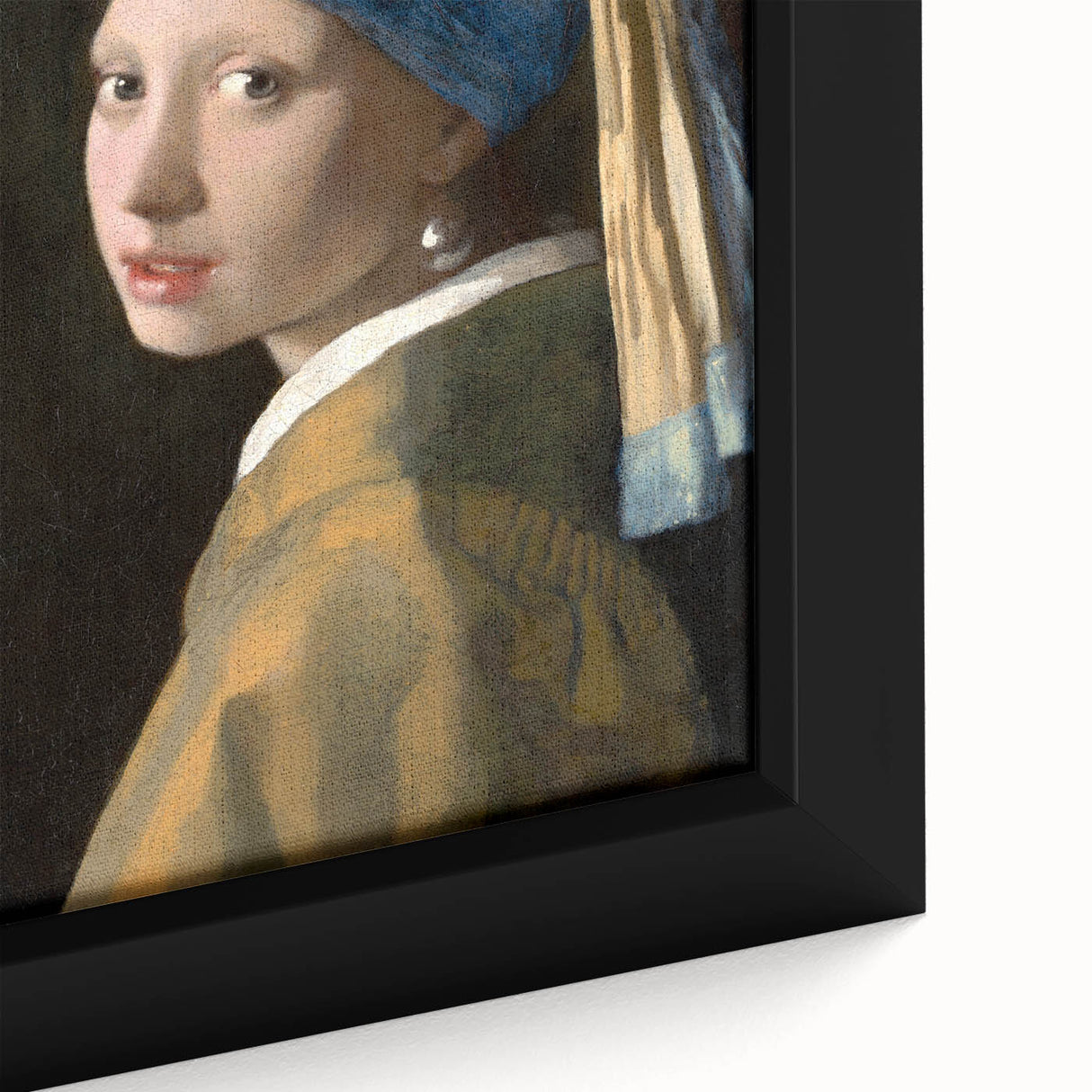 Girl with a Pearl Earring - Classic Baroque Portrait Wall Art Print