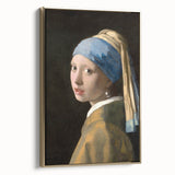 Girl with a Pearl Earring - Classic Baroque Portrait Wall Art Print