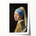 Girl with a Pearl Earring - Classic Baroque Portrait Wall Art Print