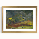 Expressionist Art: Evening Landscape by Weisz-Kubínčan Canvas Print