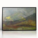 Expressionist Art: Evening Landscape by Weisz-Kubínčan Canvas Print