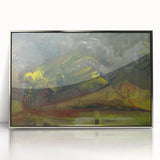 Expressionist Art: Evening Landscape by Weisz-Kubínčan Canvas Print