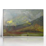 Expressionist Art: Evening Landscape by Weisz-Kubínčan Canvas Print