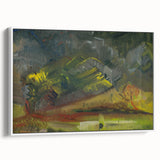 Expressionist Art: Evening Landscape by Weisz-Kubínčan Canvas Print