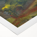 Expressionist Art: Evening Landscape by Weisz-Kubínčan Canvas Print