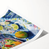 Extra large wall art featuring line art flowers in black on white, ideal for large living room decor.