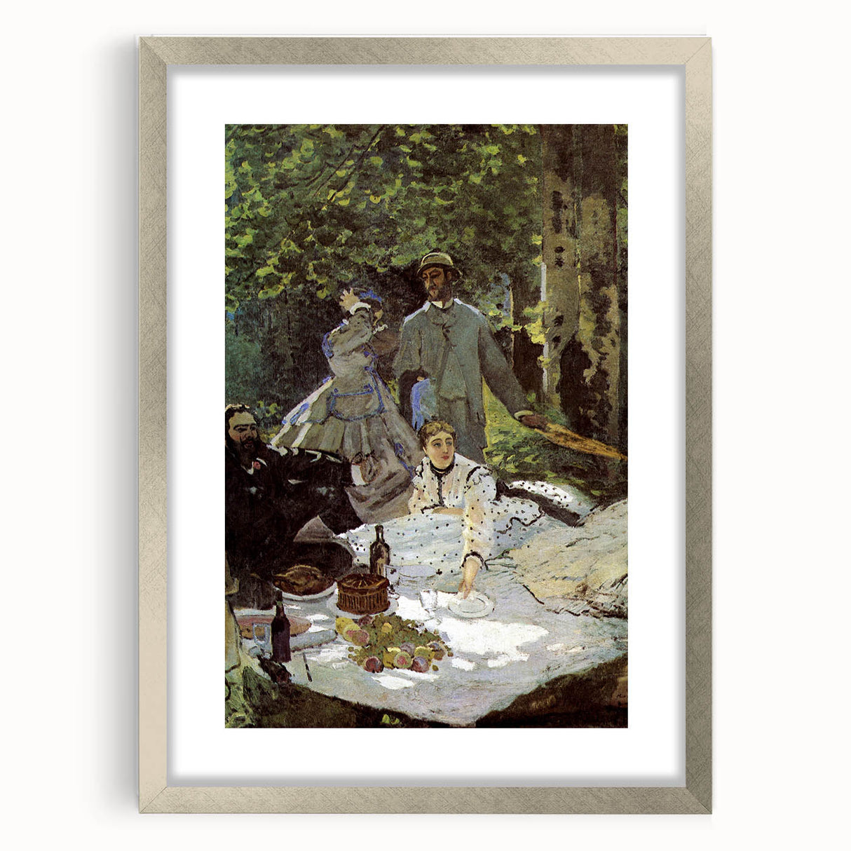 Impressionist Wall Art: Claude Monet's Luncheon on the Grass Print