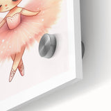 Personalized Kids Art - Ballerina Princess Girls Room Decor