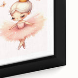 Personalized Kids Art - Ballerina Princess Girls Room Decor