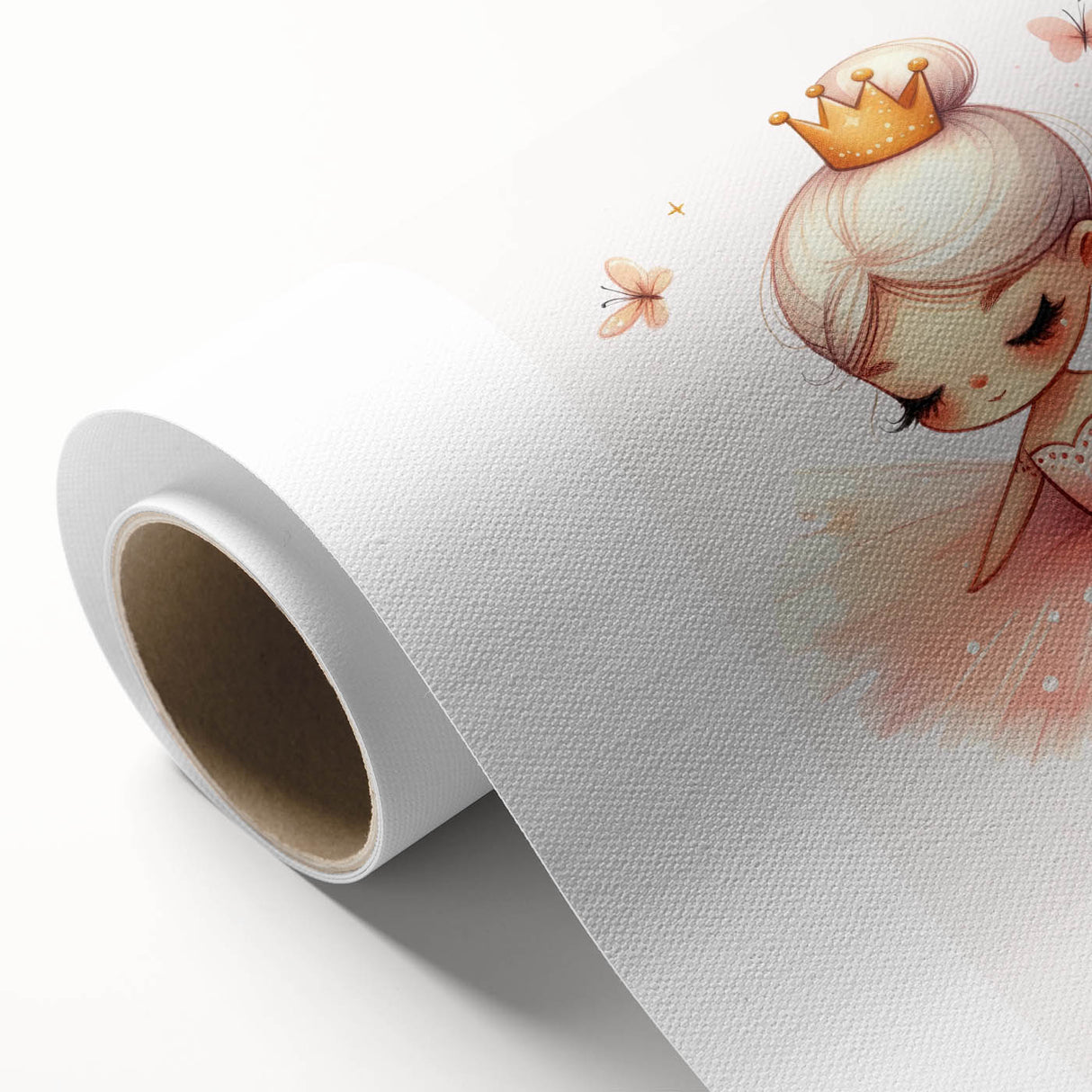 Personalized Kids Art - Ballerina Princess Girls Room Decor