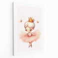 Personalized Kids Art - Ballerina Princess Girls Room Decor