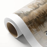 Stretched Canvas Art for Kids - Mallard Ducks on the Lake