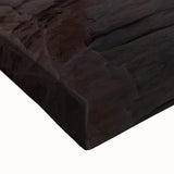 Close-up of a stretched canvas artwork depicting a vibrant landscape of canyons, showcasing rich earth tones and intricate textures, ideal for home decor enthusiasts.