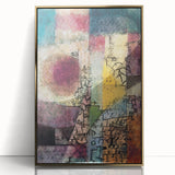 Modern Wall Art: Paul Klee’s Vibrant Abstract Composition with Symbols