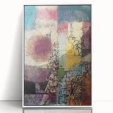 Modern Wall Art: Paul Klee’s Vibrant Abstract Composition with Symbols