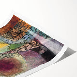 Modern Wall Art: Paul Klee’s Vibrant Abstract Composition with Symbols