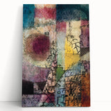 Modern Wall Art: Paul Klee’s Vibrant Abstract Composition with Symbols