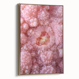 Framed canvas featuring a close-up landscape painting in black and gold tones, suitable for bedroom wall decor.