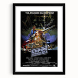 Retro Wall Art - The Empire Strikes Back Poster - Vintage Star Wars Art