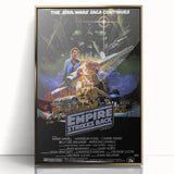 Retro Wall Art - The Empire Strikes Back Poster - Vintage Star Wars Art