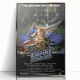Retro Wall Art - The Empire Strikes Back Poster - Vintage Star Wars Art
