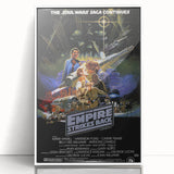 Retro Wall Art - The Empire Strikes Back Poster - Vintage Star Wars Art